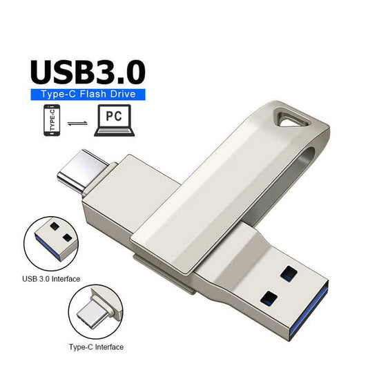 Clé USB 2 en 1 Type-C + USB