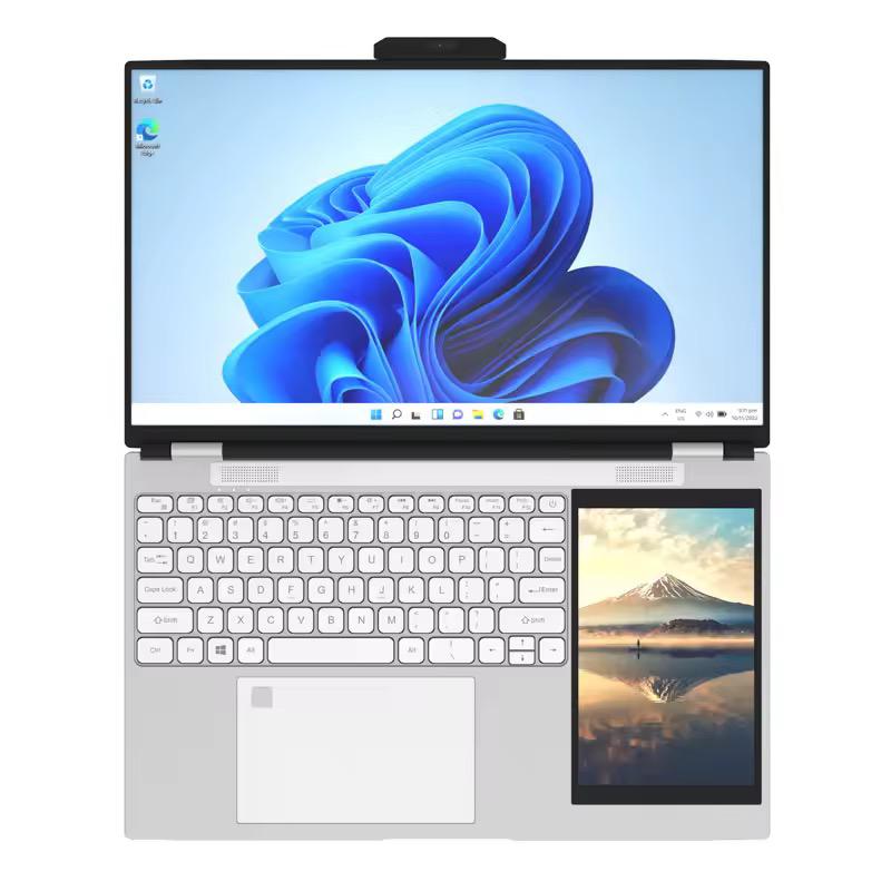 Ordinateur portable double écran 15.6" + 7" | Modèle JH-HL156D (N100)